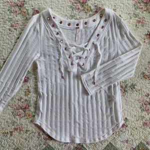 BRAND NEW White w/ Gold Accent Top